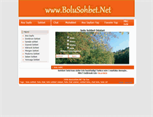 Tablet Screenshot of bolusohbet.net
